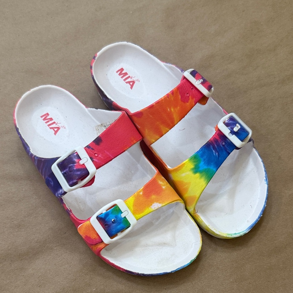 MIA Kids Colorful Buckle Sandals Size 1